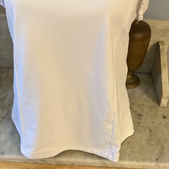 Lilly Pulitzer White Sleeveless Blouse Luxethics!! - Picture 10 of 10